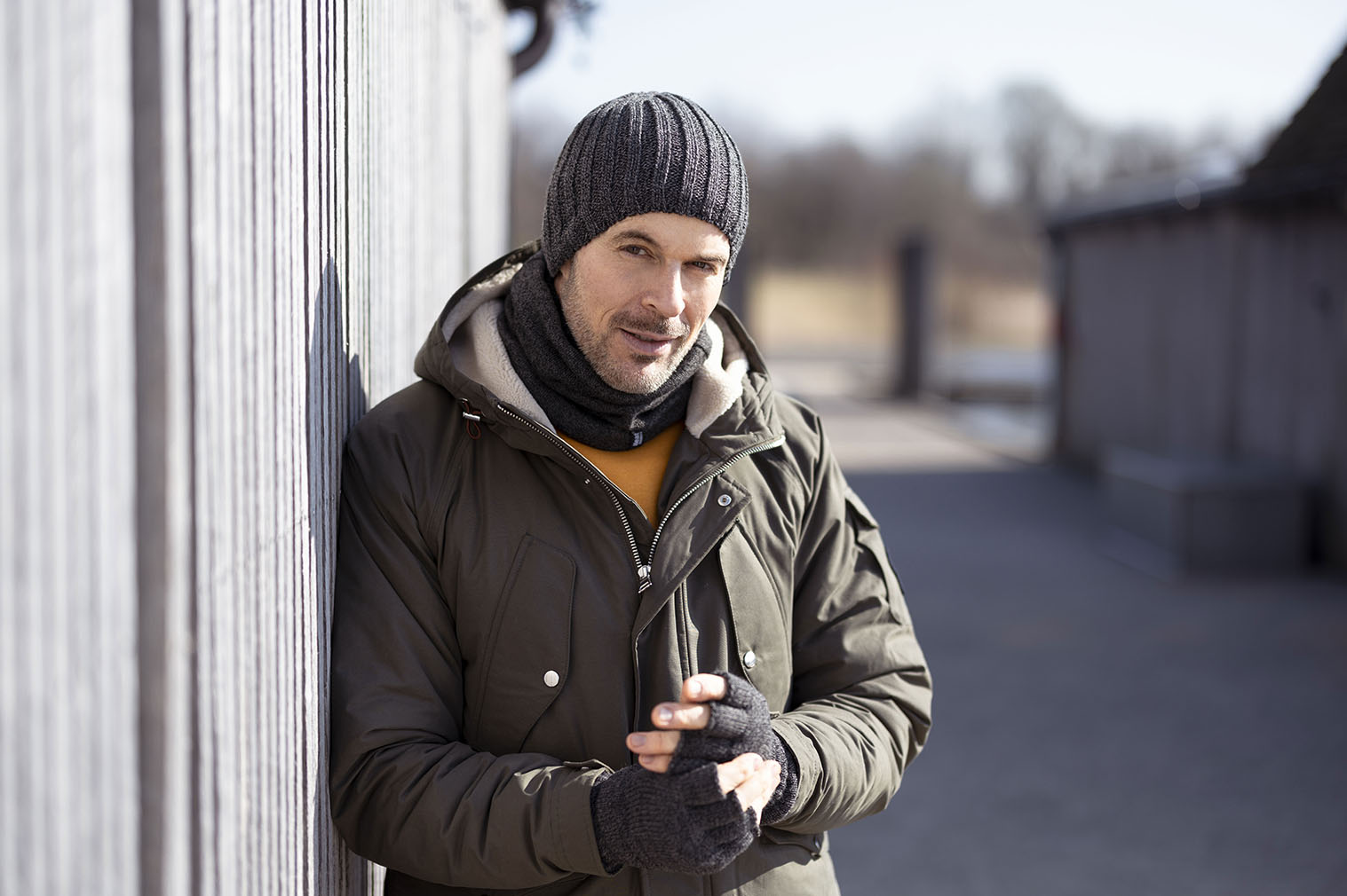 Acessórios de inverno masculinos: proteção para neve e frio intenso