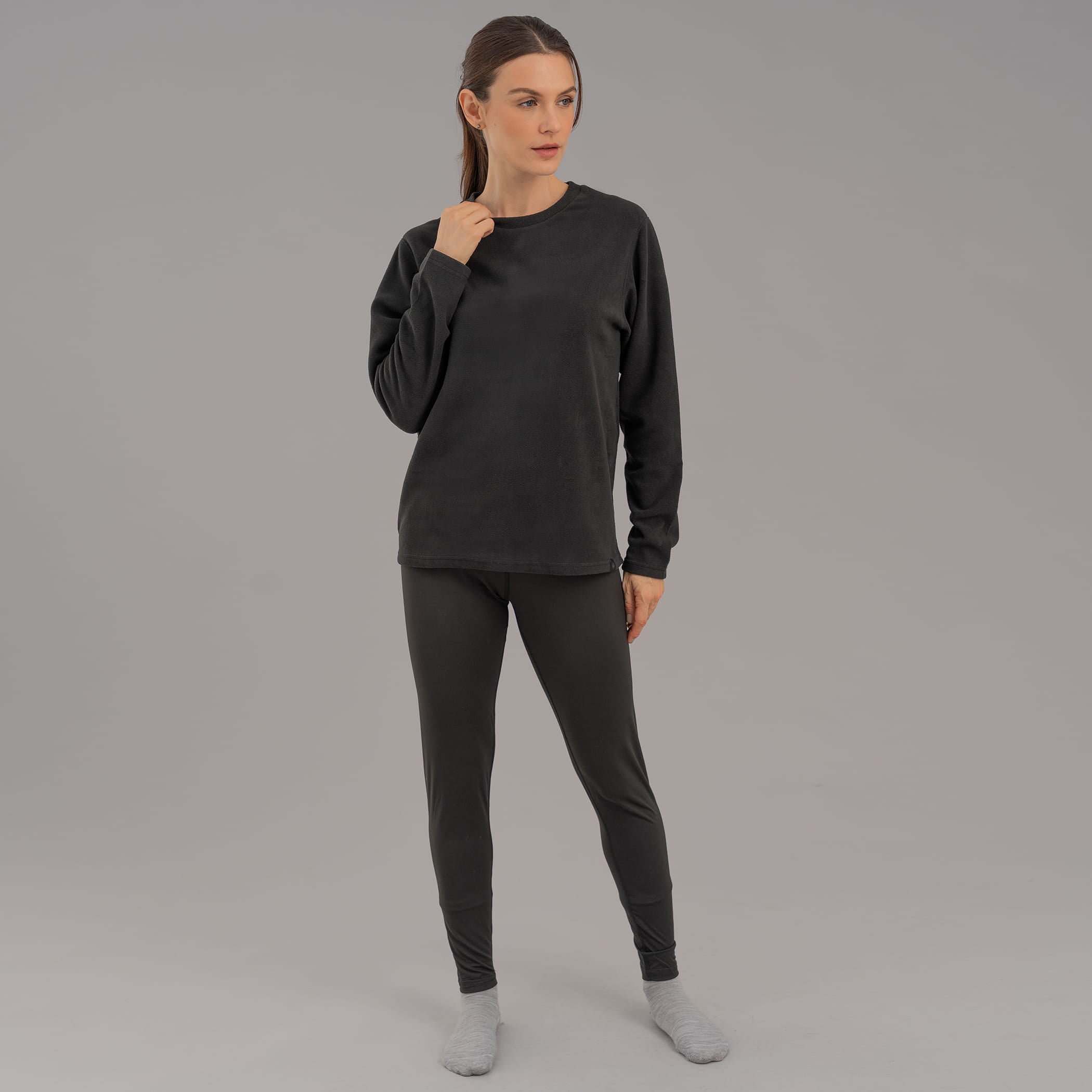 Blusa térmica feminina segunda pele quente para o frio e neve Heat Holders Original Thermal