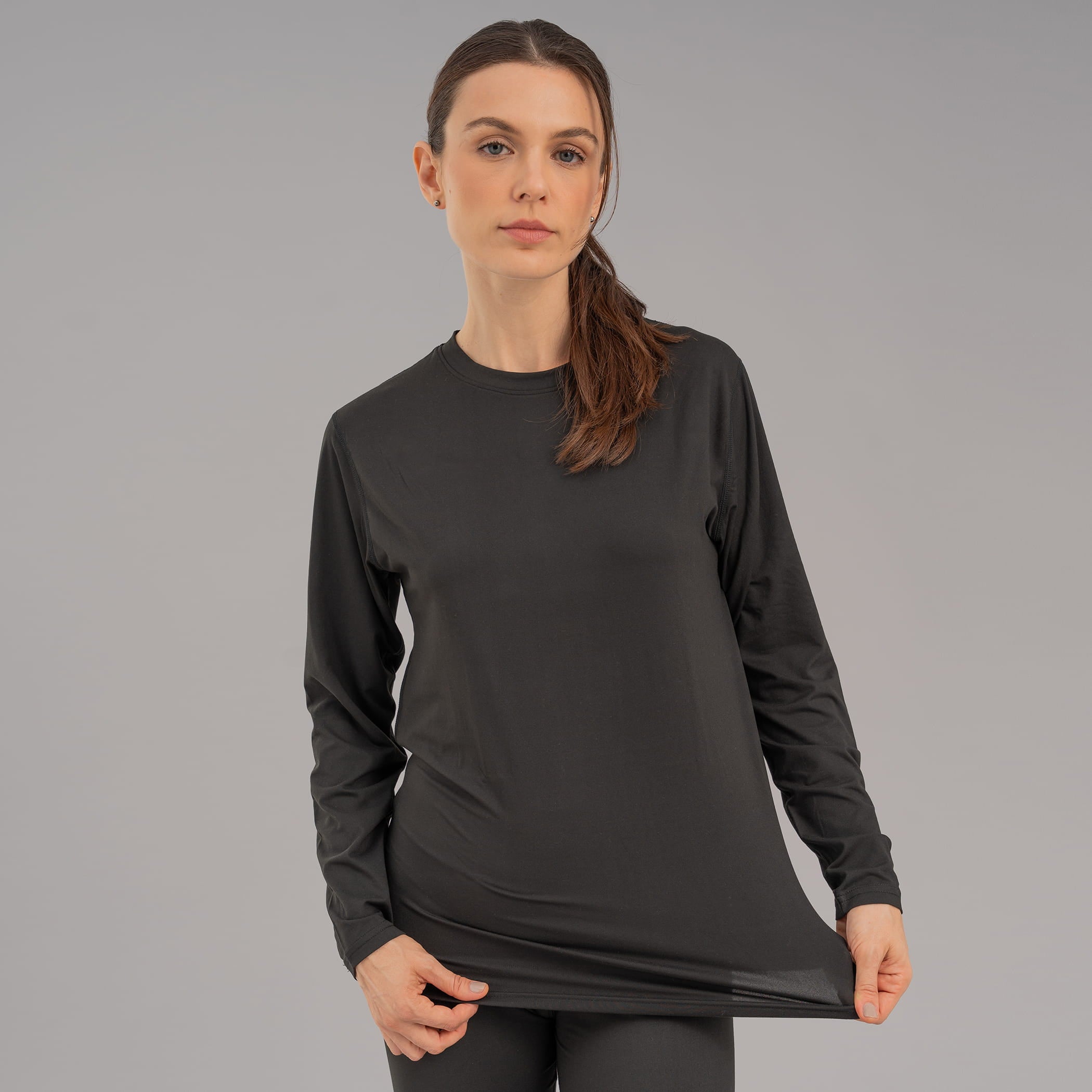 Blusa térmica feminina segunda pele para o frio e neve Heat Holders Ultra Lite