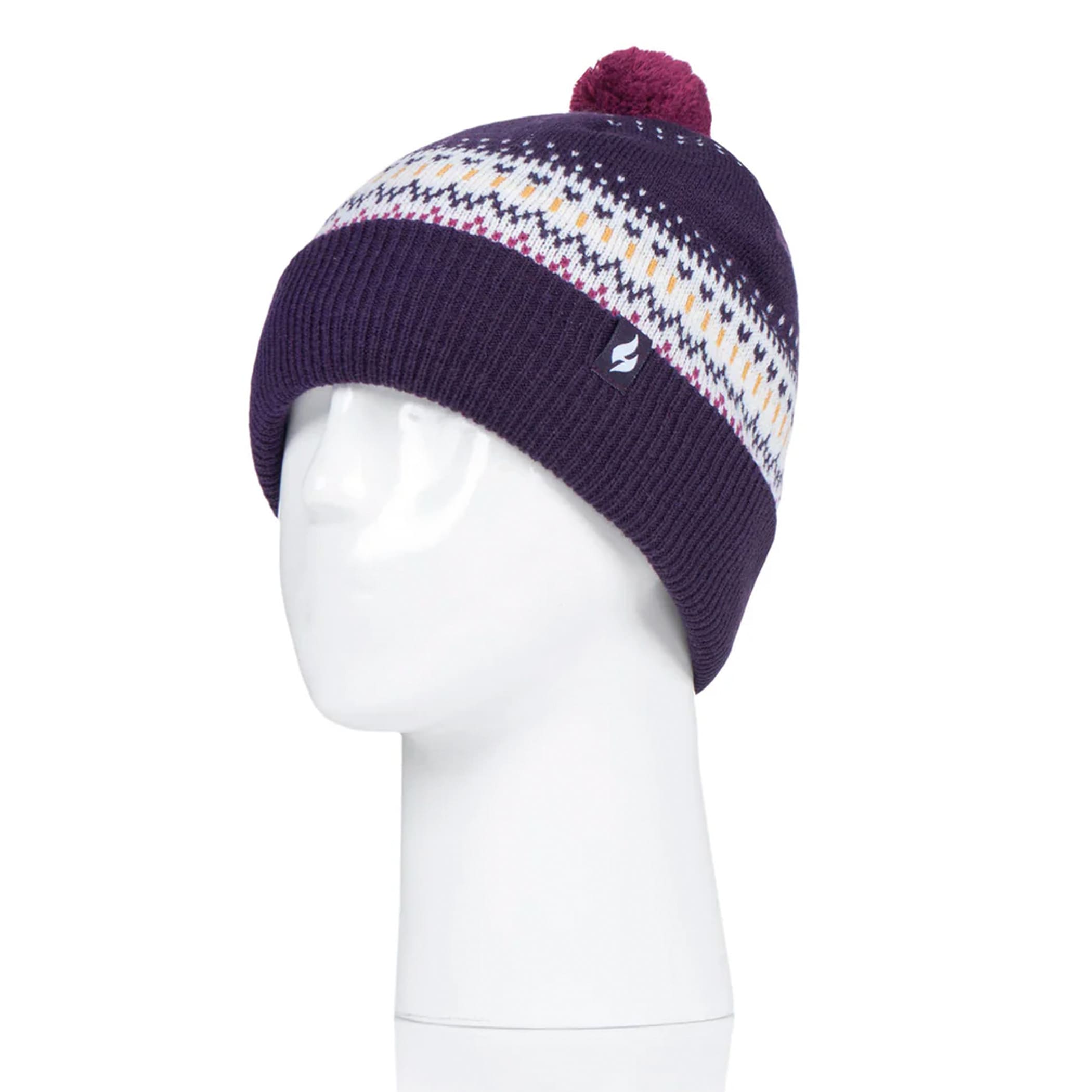 Gorro Térmico Feminino Pompom Patterned Avon em Tricô Heat Holders