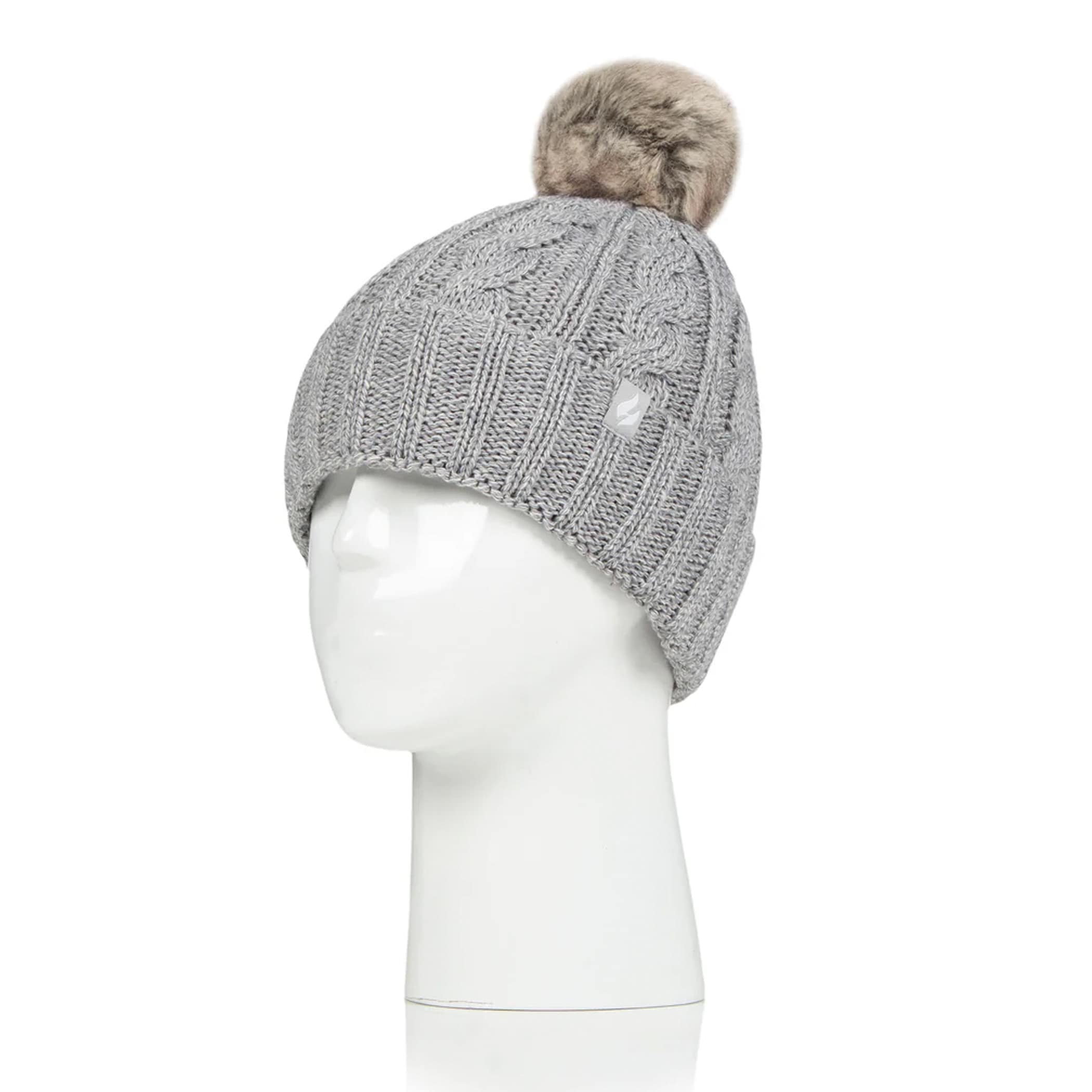 Gorro Térmico Feminino Pompom Solna em Tricô Heat Holders