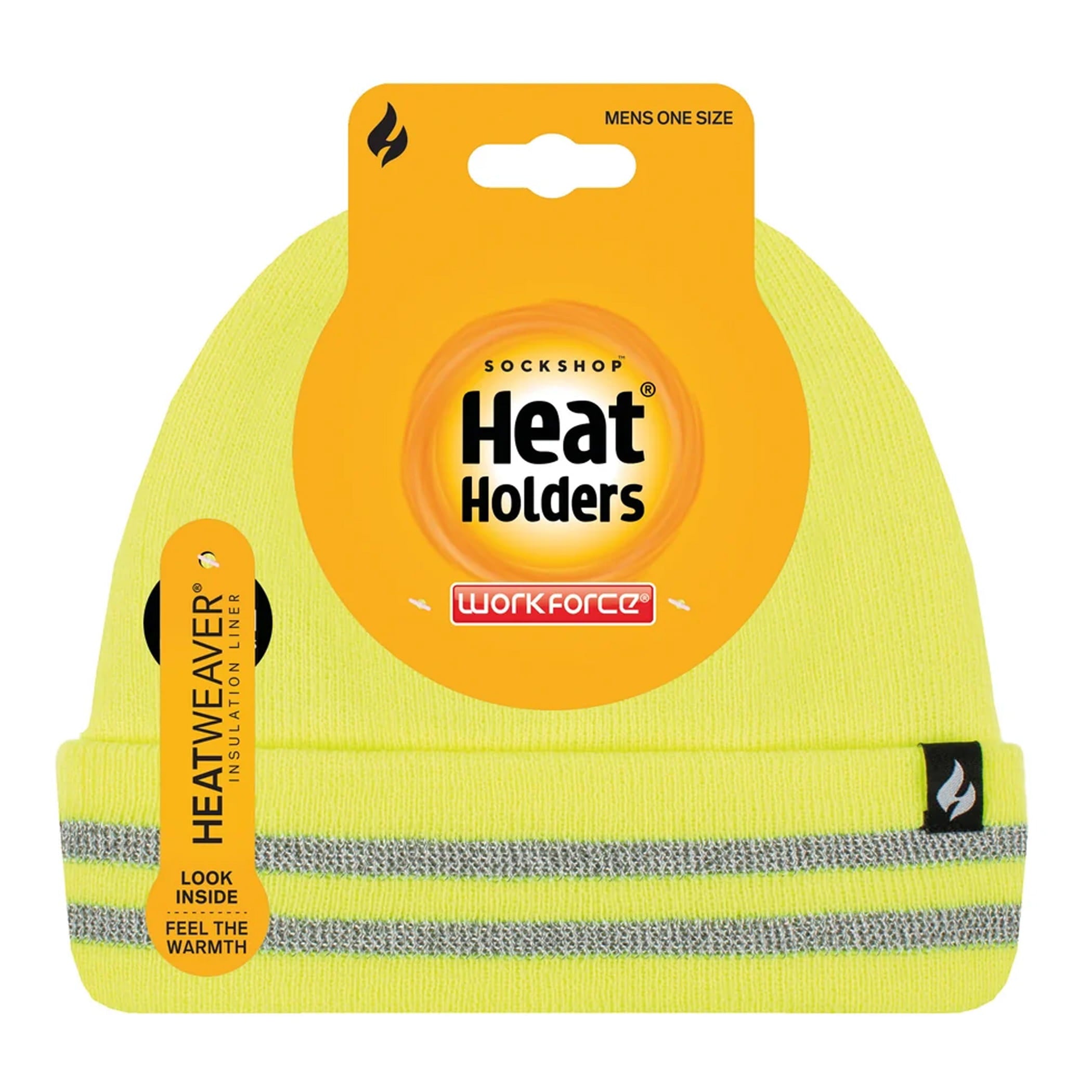 Gorro Térmico Masculino Workforce com faixa reflexiva Heat Holders