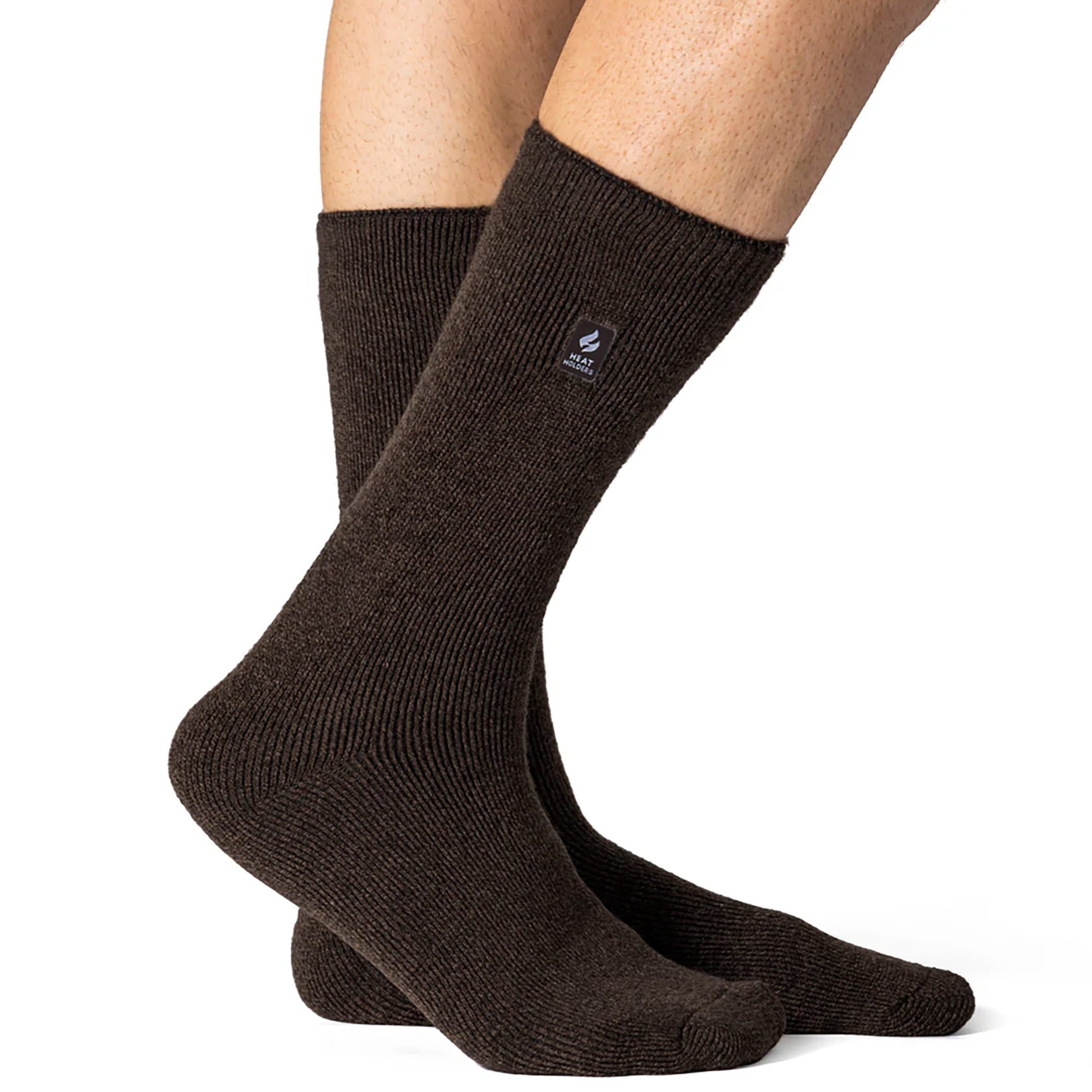 meia masculina marrom para neve