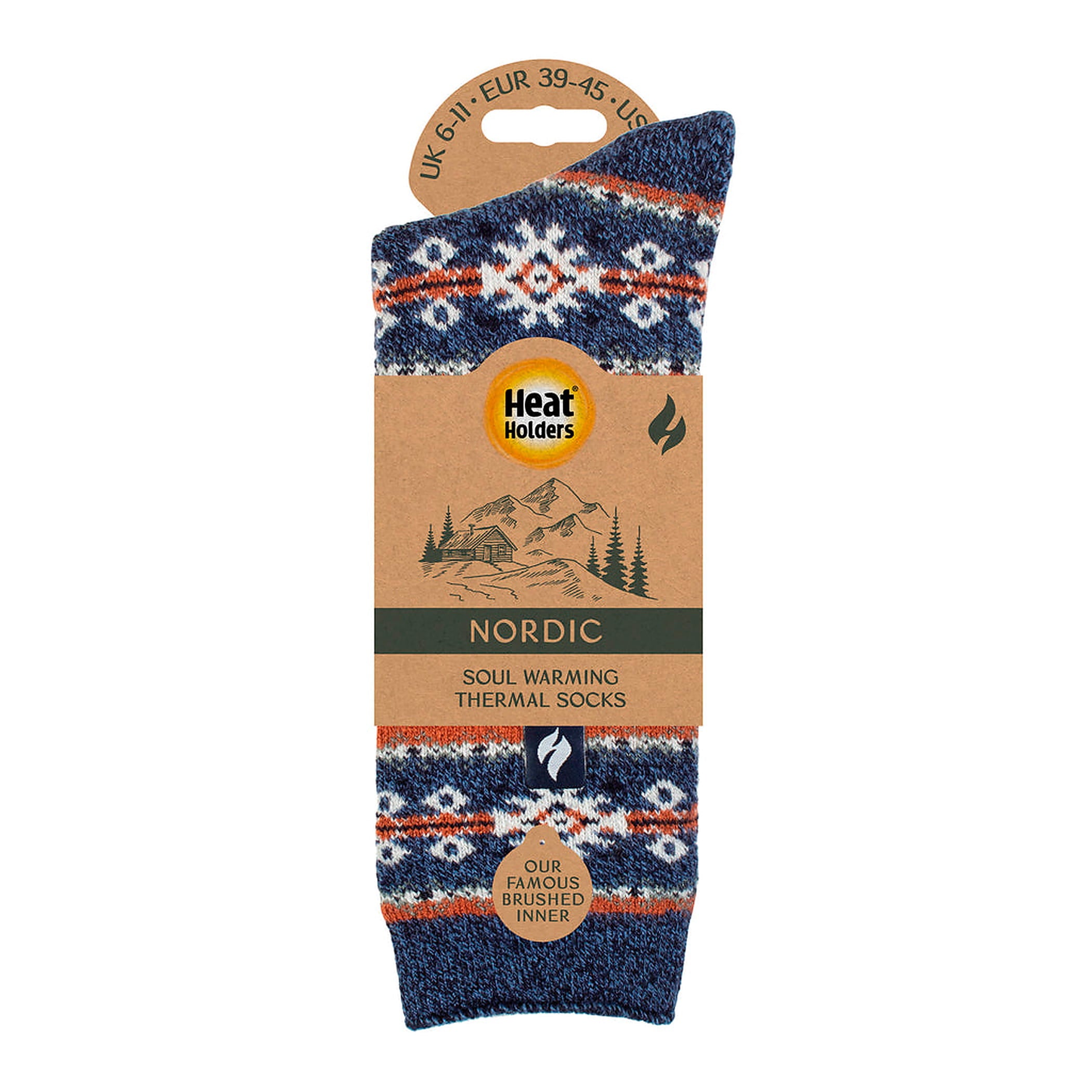 Meia Térmica Masculina Nordic Edition Heat Holders Lite 1.6 Cano Médio