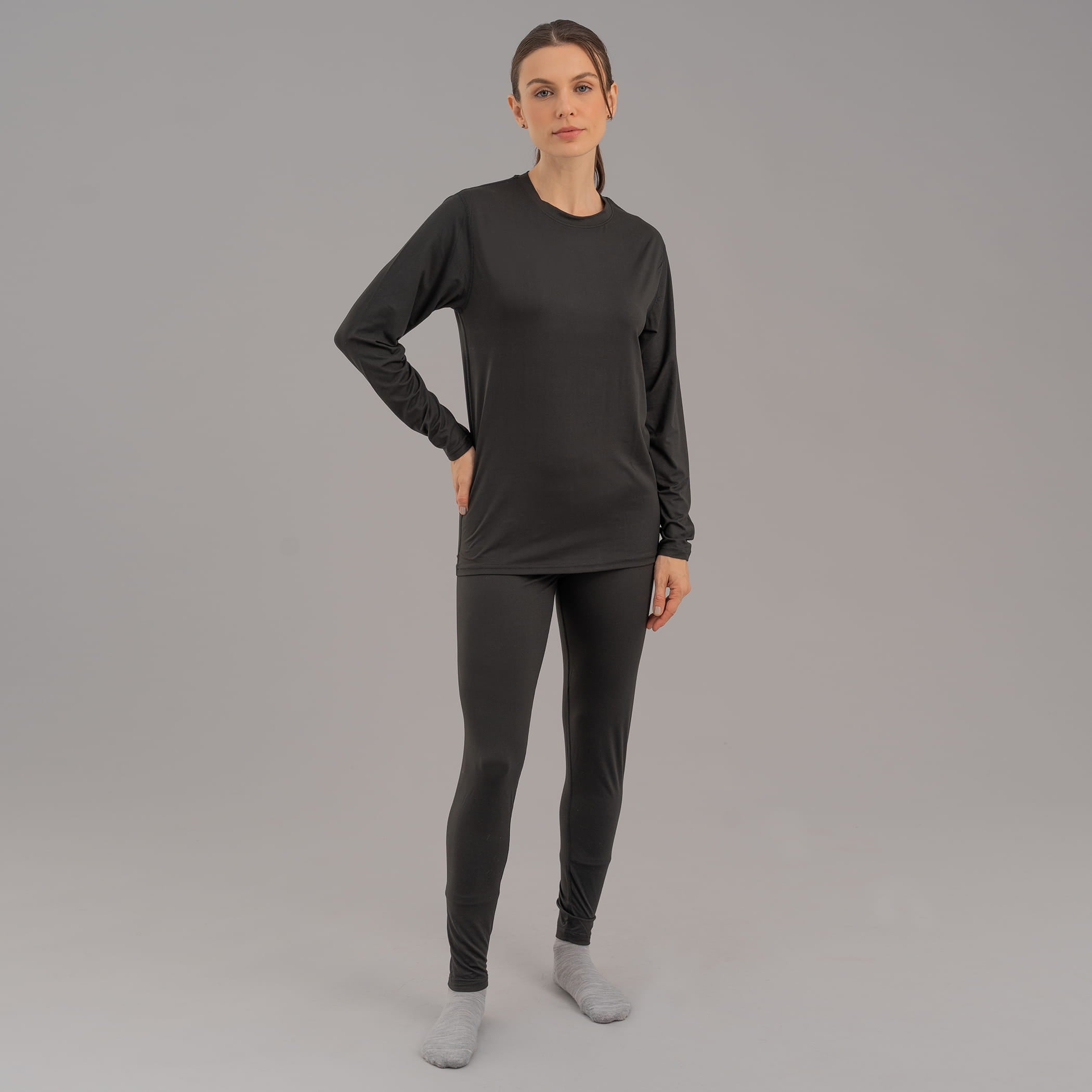 Blusa térmica feminina segunda pele para o frio e neve Heat Holders Ultra Lite