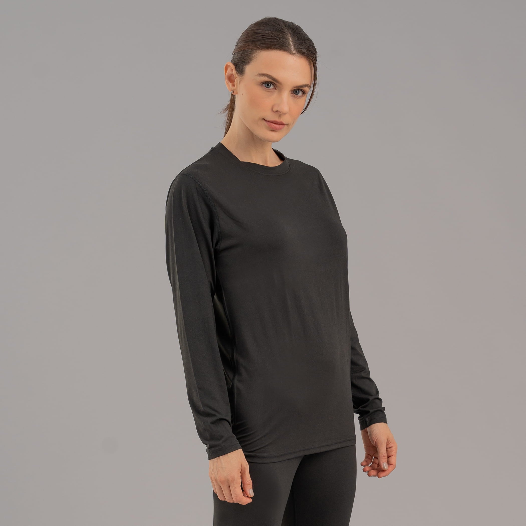 Blusa térmica feminina segunda pele para o frio e neve Heat Holders Ultra Lite
