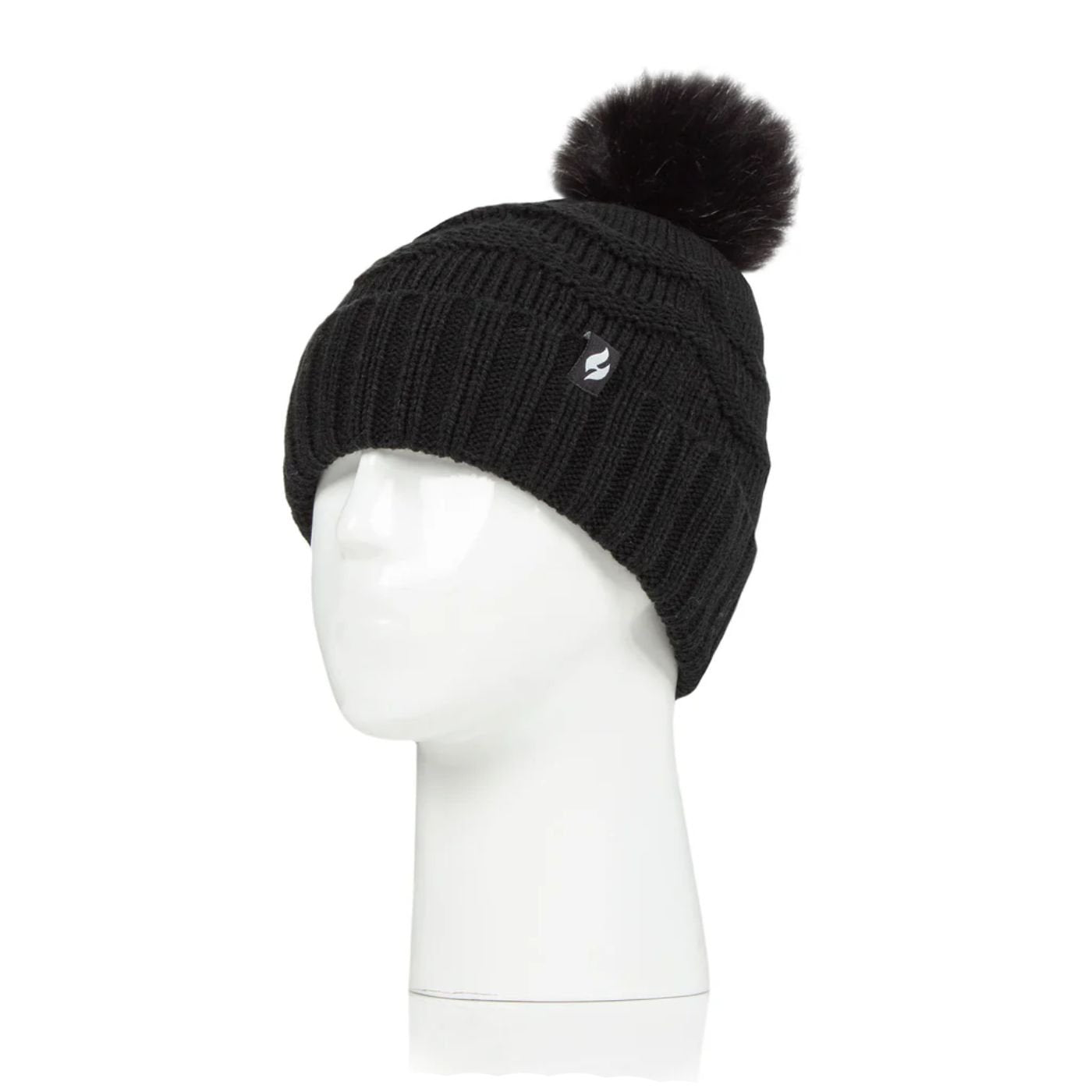 Gorro térmico feminino pompom Cotswold em tricô heat holders