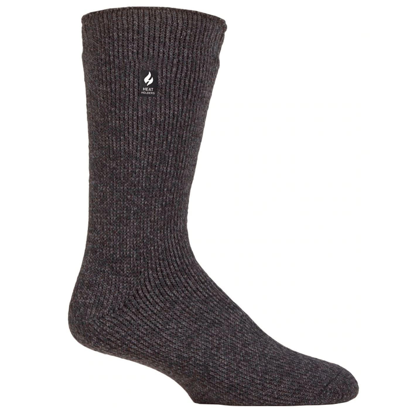 meia masculina marrom térmica para neve